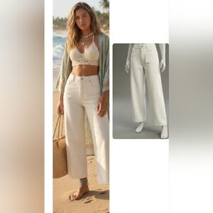 Horseshoe 30 Retro Twisted Boho Barrel Ivory Relaxed Weekend Jeans New